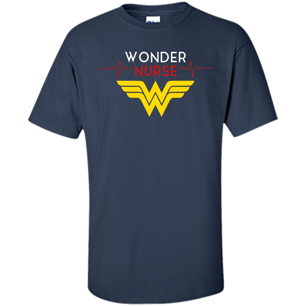 Nurse Lover. Wonder Nurse T-shirt Navy