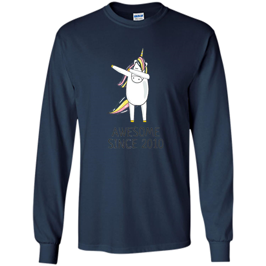 Awesome Since 2010 T-shirt Born In 2010 Navy