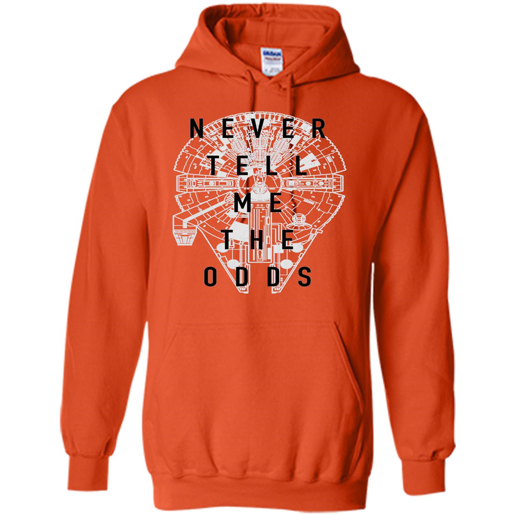 Movie T-shirt Never Tell Me The Odds T-shirt Orange