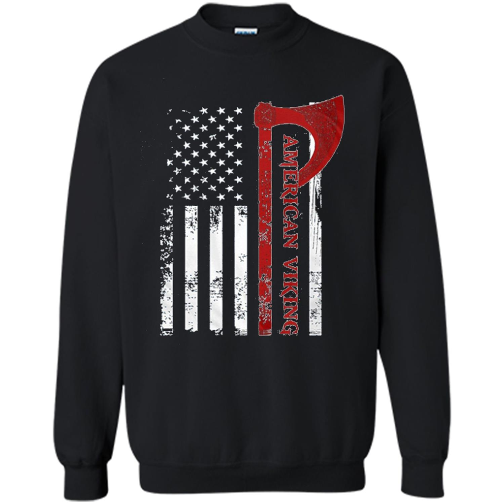 American Viking Flag Shirt Patriotic American T-shirt