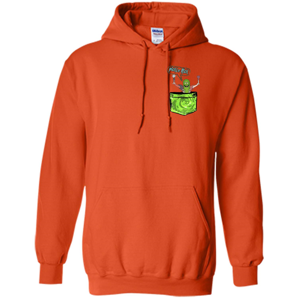 Pickle Rick T-shirt Orange