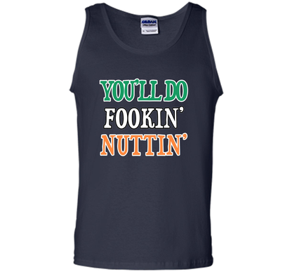 You'll Do Fookin Nuttin T-shirt Navy