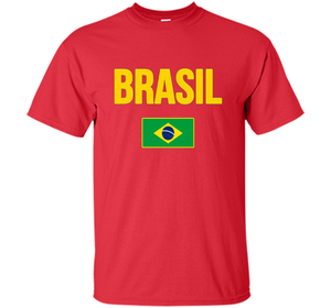 BRASIL T-shirt Brazilian National Country Flag Tee Camiseta cool shirt