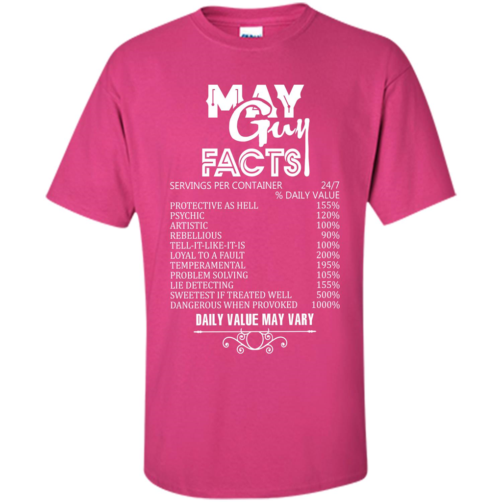 May Guy Facts T-shirt Heliconia