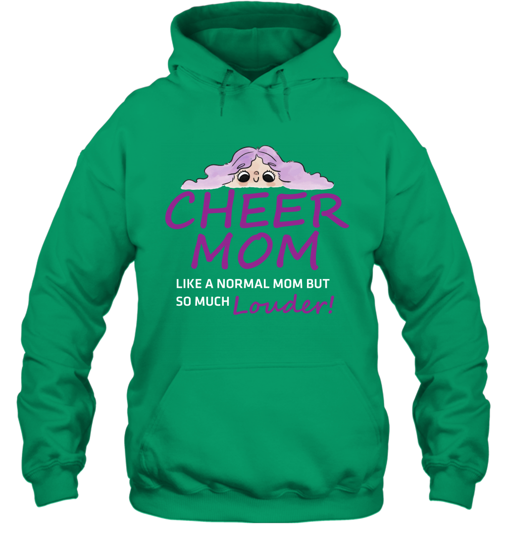 Cheer Mom Like A Normal Mom But So Much Louder Shirt Hoodie Hoodie Irish