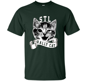 Cat Lover T-shirt Saint Louis Rally Cat T-shirt