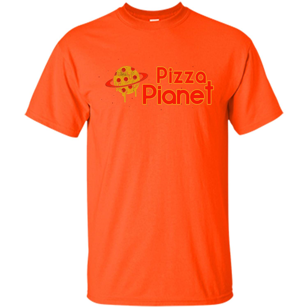Pizza Lover T-shirt Pizza Pianet Orange