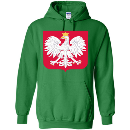 Polish Eagle T-shirt Polska Poland T-shirt Irish Green