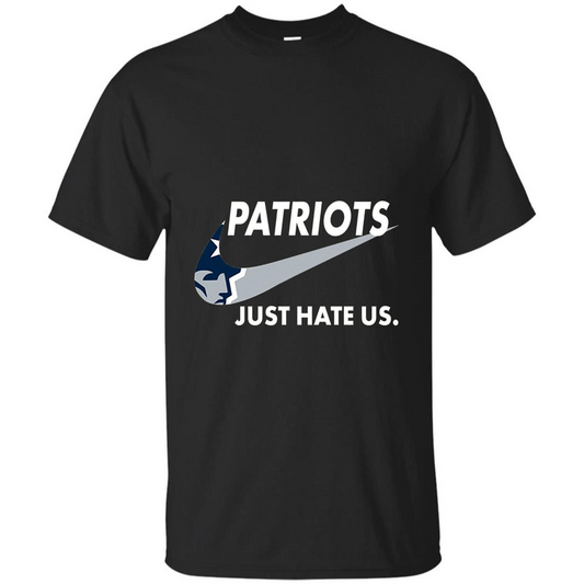 American Football T-shirt Just Hate Us Black
