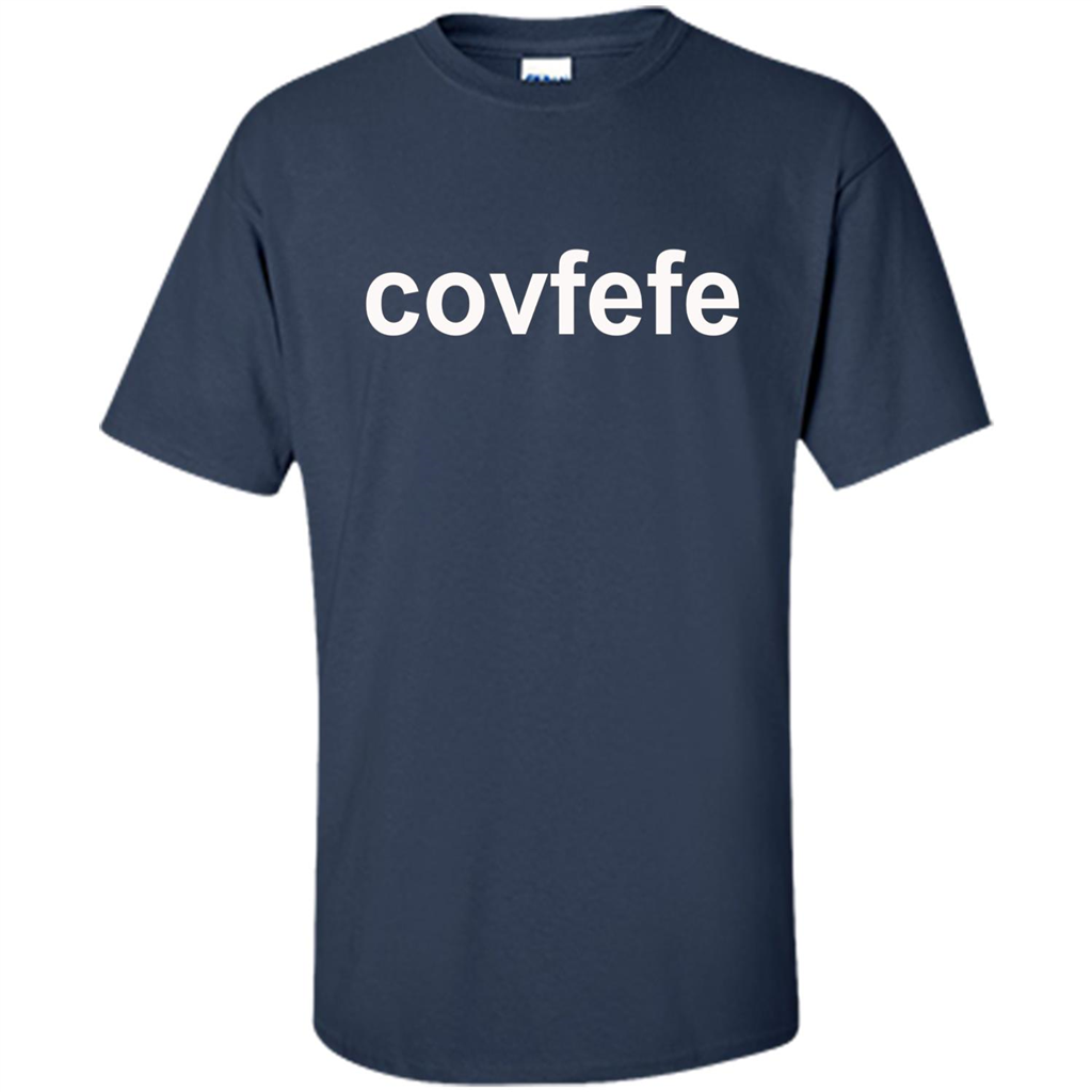 Trump Covfefe T Shirt Navy