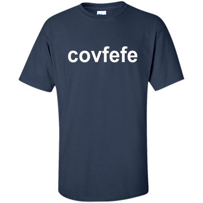 Trump Covfefe T Shirt Navy