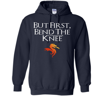 Game Of Thrones T-shirt But First Bend The Knee T-shirt Navy