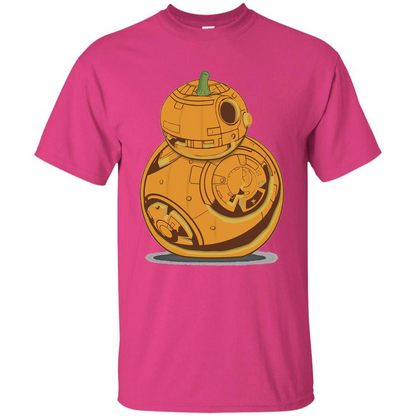 BB-8 Pumpkin Carving Halloween T-Shirt Heliconia