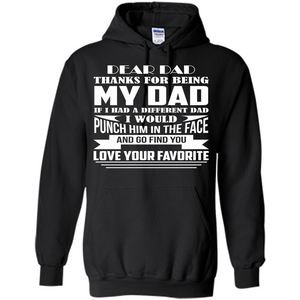 Fathers Day T-shirt Thanks For Being My Dad