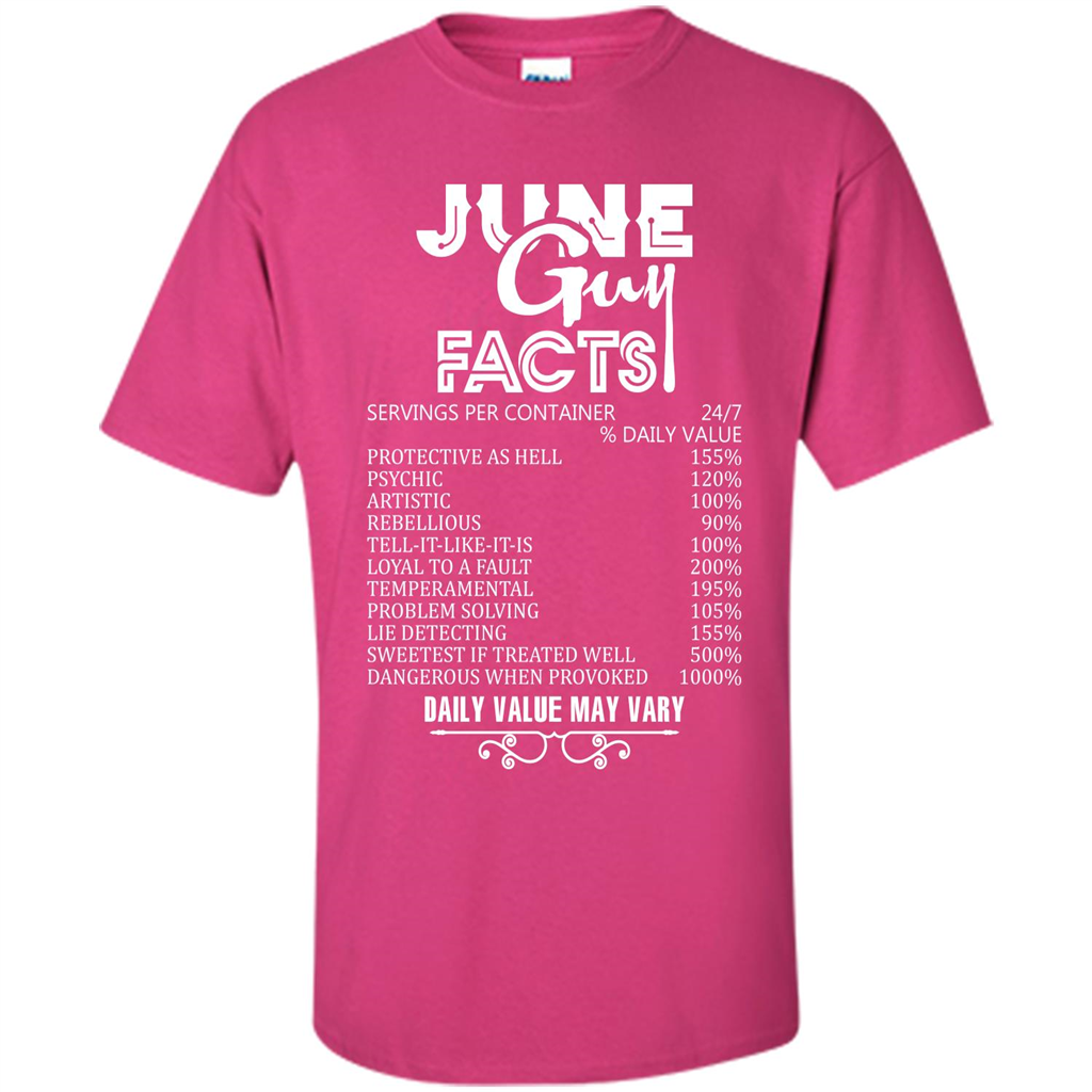 June Guy Facts T-shirt Heliconia