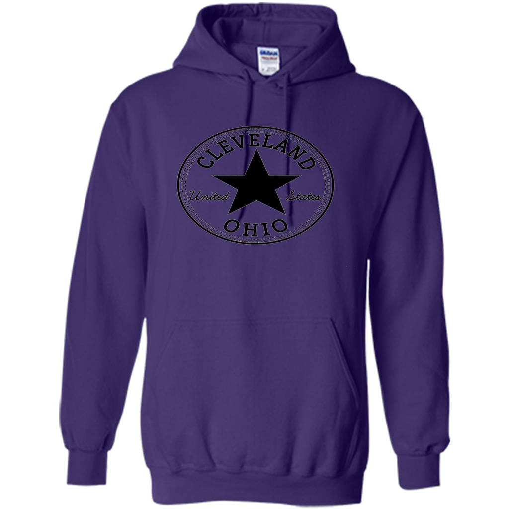 Cleveland Ohio T-shirt United States T-shirt Purple