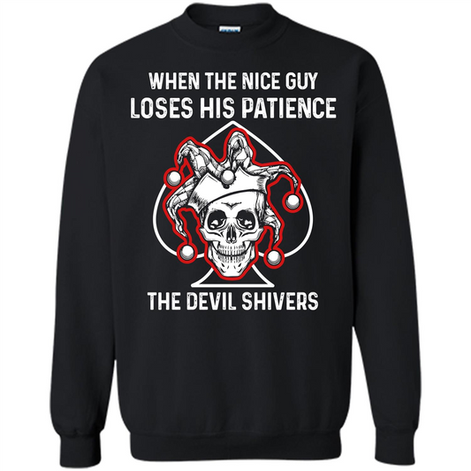 Jocker T-shirt When The Nice Guy Loses His Patience Black