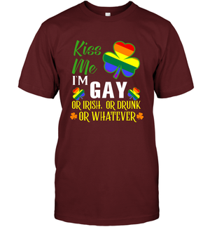 Kiss Me I'm Gay Or Irish Or Drunk Or Whatever Lgbt ShirtUnisex Short Sleeve Classic Tee