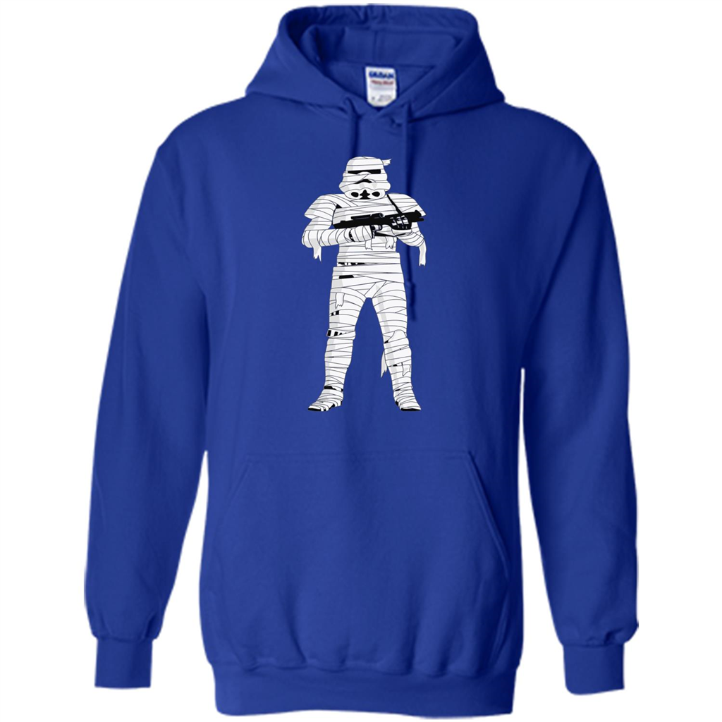Stormtrooper Mummy Wraps Halloween T-Shirt Royal