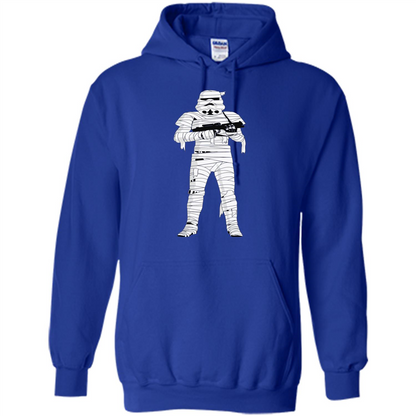 Stormtrooper Mummy Wraps Halloween T-Shirt Royal