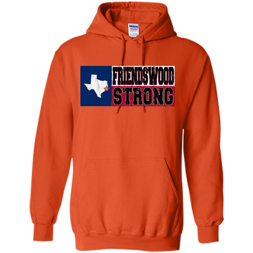 Friendswood Strong - Texas Flag - Friendswood Pride T-shirt Orange