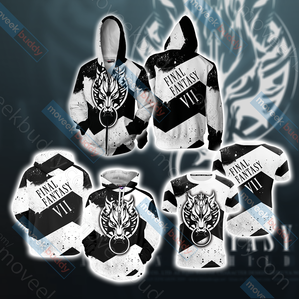 Final Fantasy 7 - Fenrir New Unisex 3D Hoodie