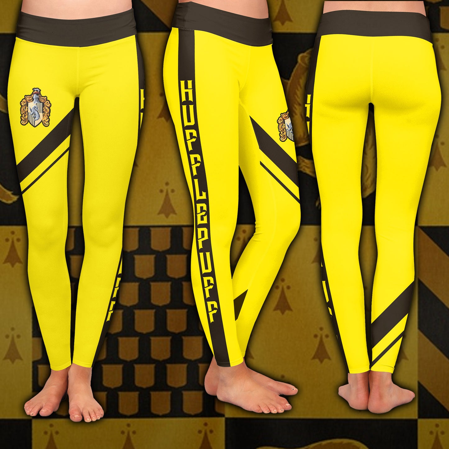 Hufflepuff House (Harry Potter) 3D Leggings