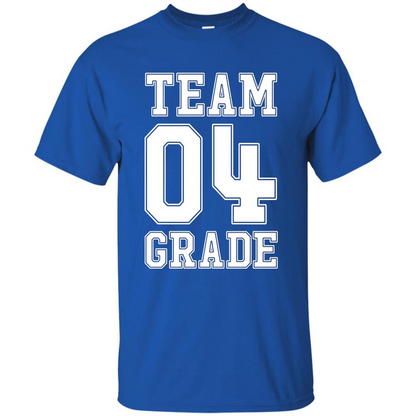 Team Fourth Grade T-shirt Team 4th Grade Back To School T-Shirt Royal