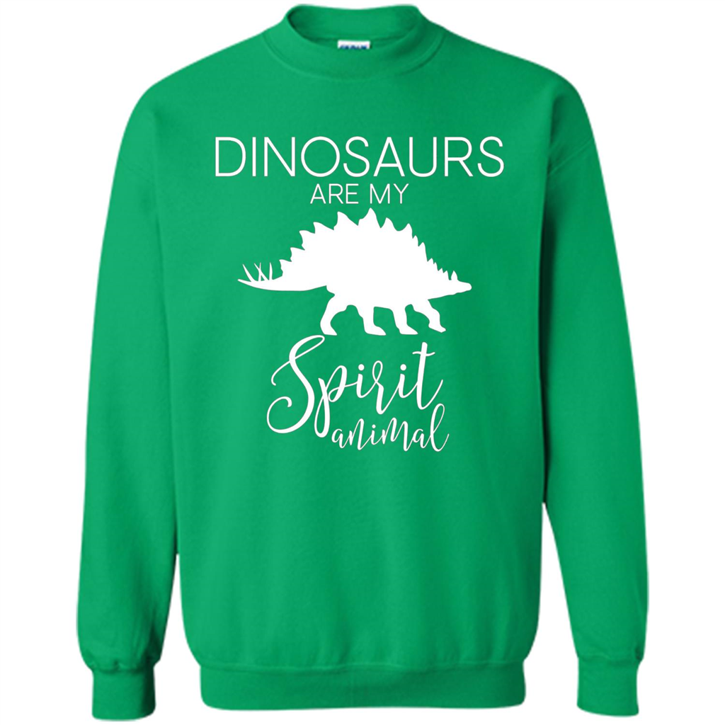 Dinosaur T-Shirt Dinosaurs Are My Spirit Animal Irish Green