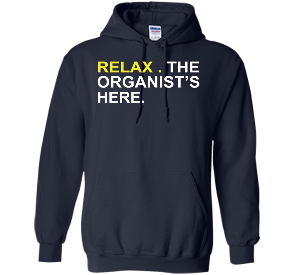 Relax The Organist's Here T-shirt Navy