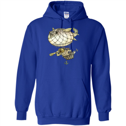 Blowfish T-shirt Captive Balloon T-shirt Royal