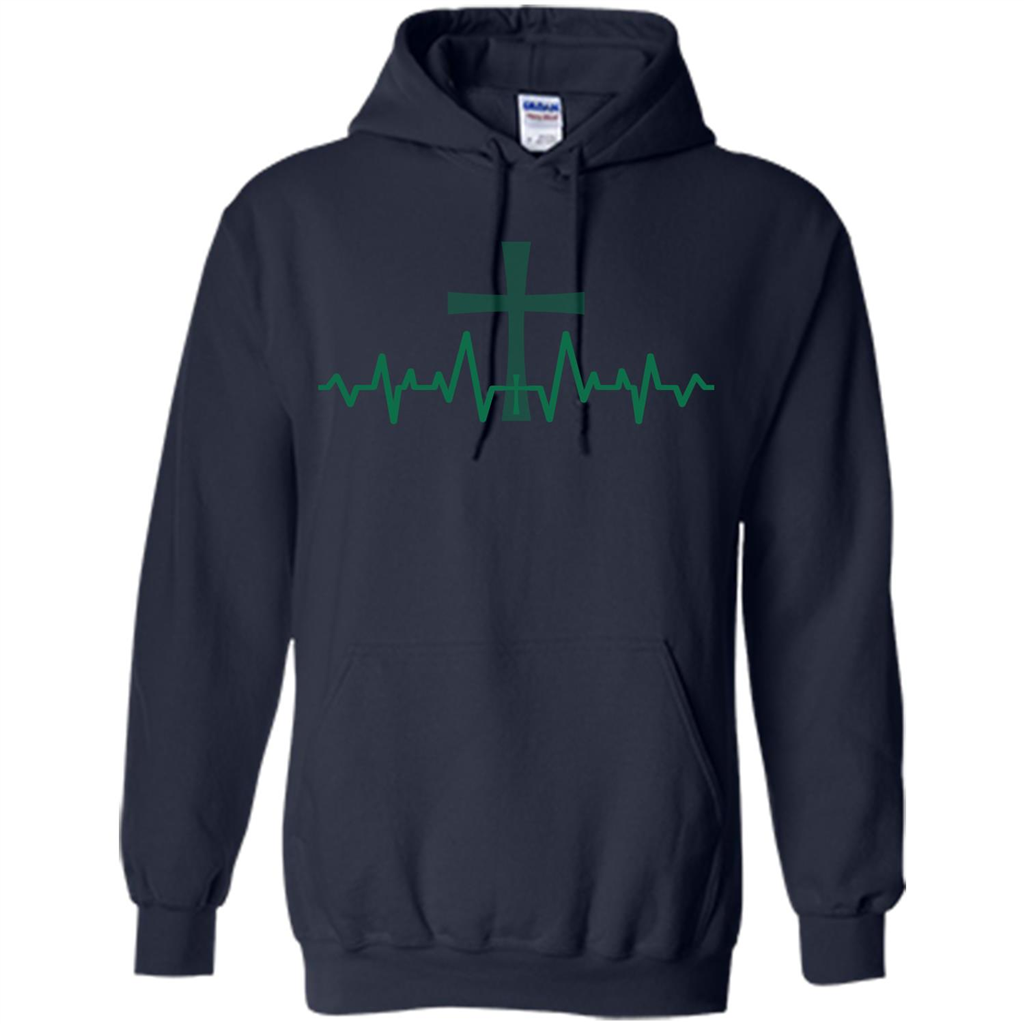 Christian ECG T-shirt Navy