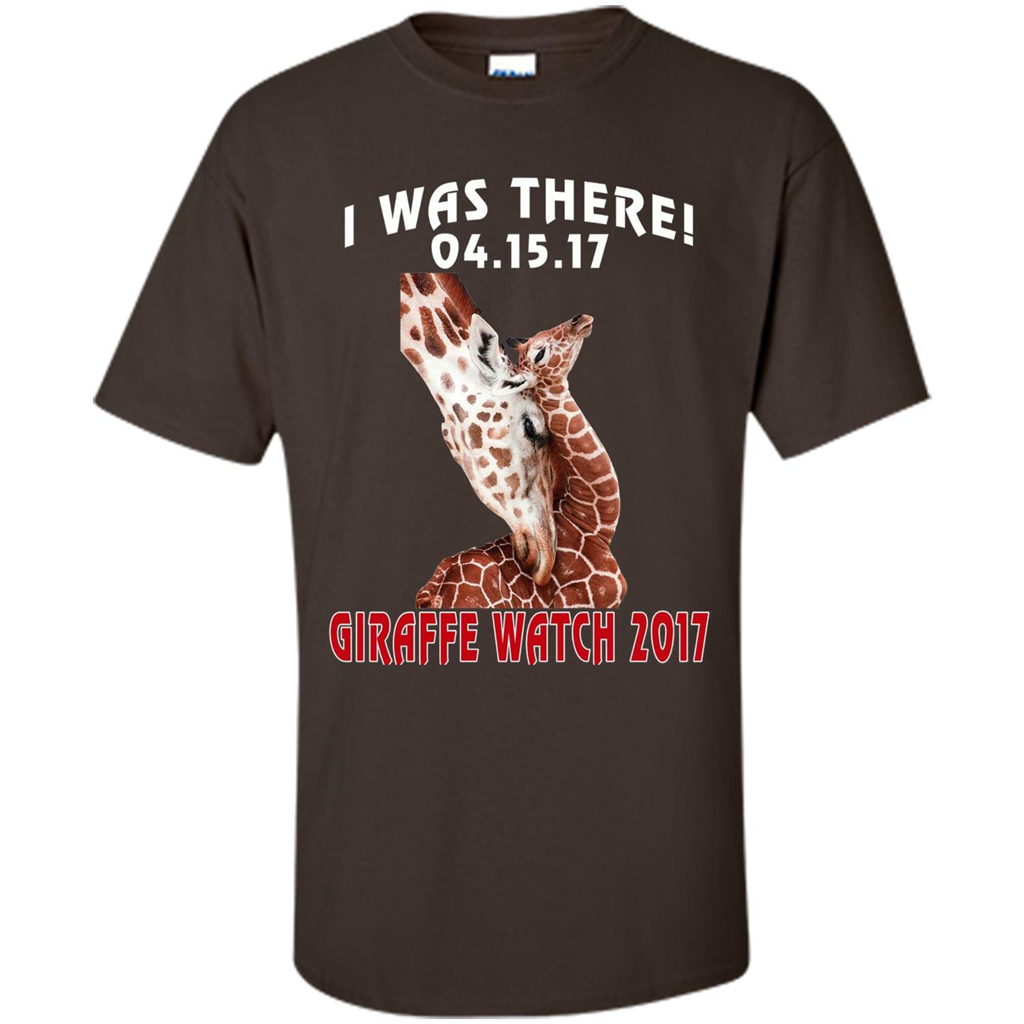 Giraffe T-Shirt I Was There 04.15.17 Dark Chocolate