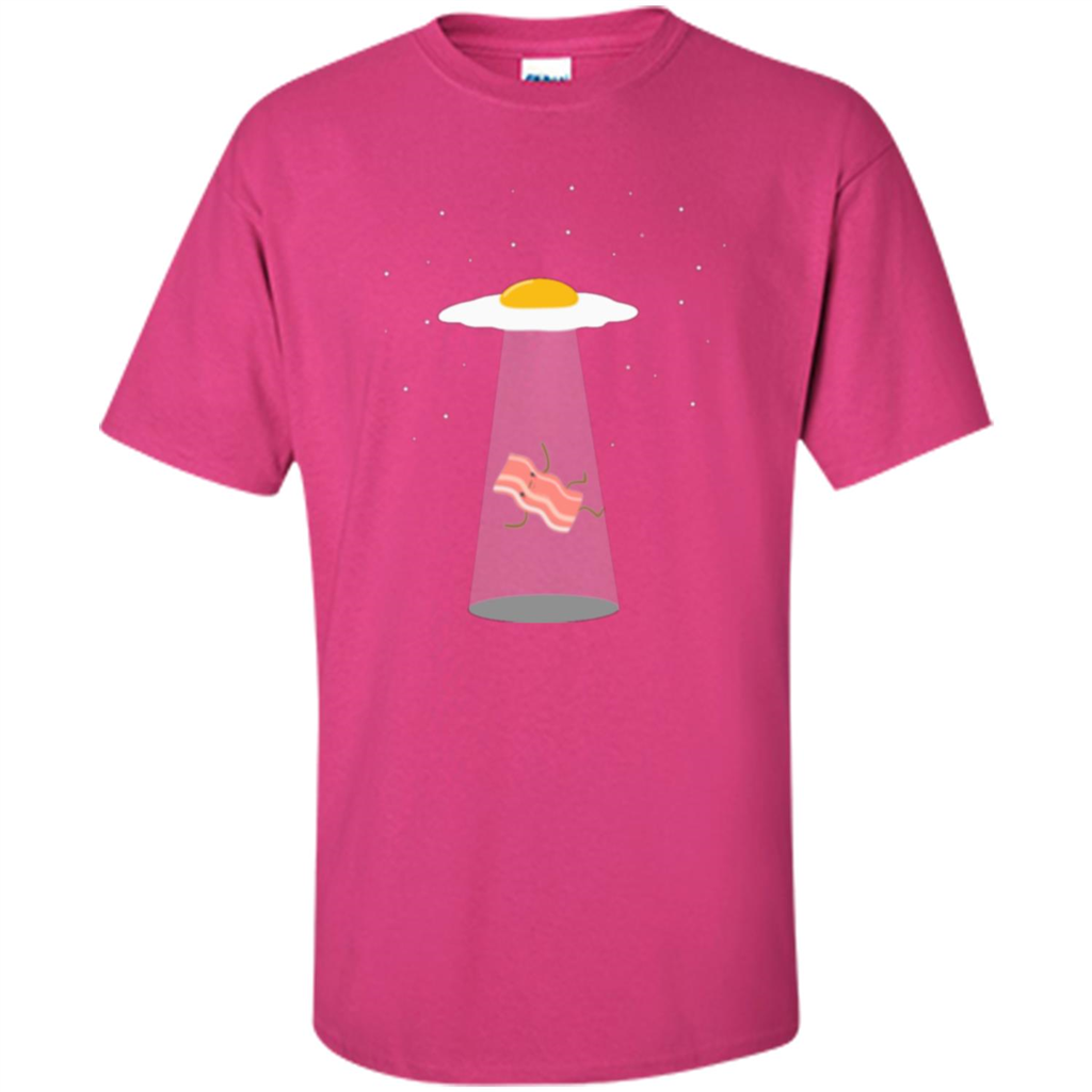 Cute Funny Bacon And Eggs UFO Heliconia