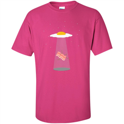 Cute Funny Bacon And Eggs UFO Heliconia