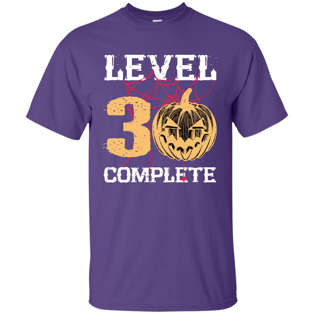 Halloween T-shirt Level 30 Complete Purple