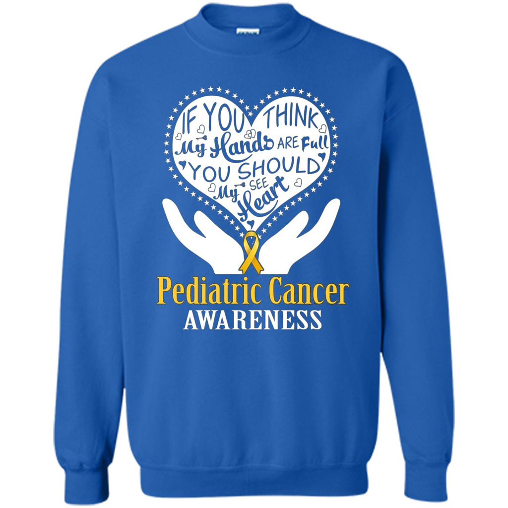Pediatric Cancer T-shirt Raise Awareness Royal