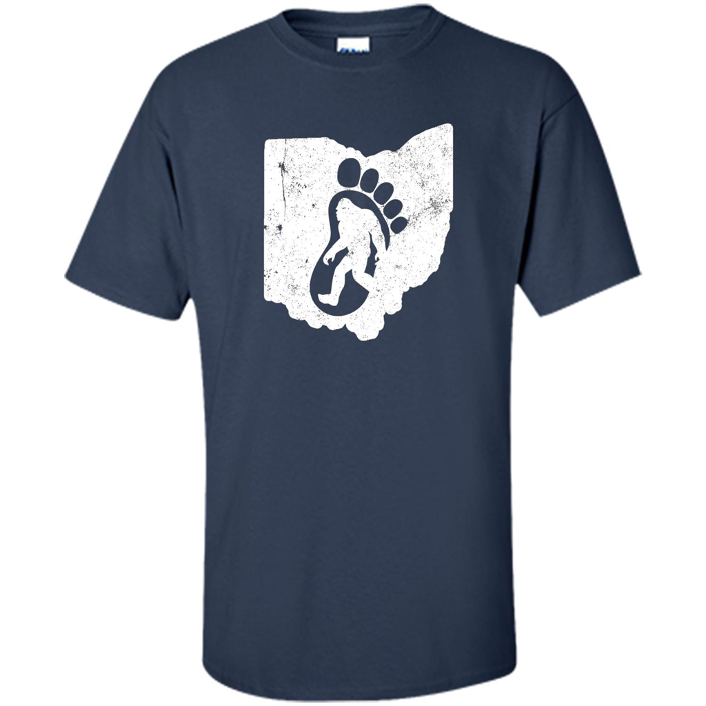 Ohio Hunting Bigfoot T-shirt Navy