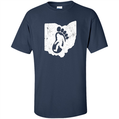 Ohio Hunting Bigfoot T-shirt Navy
