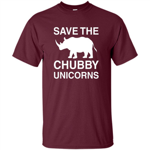 Save the Chubby Unicorns T Shirt For Men, Womens, and Kids