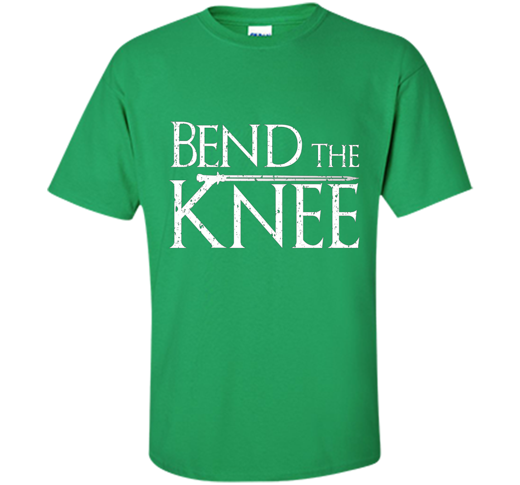 Game Of Thrones T-shirt Bend The Knee Lord T-shirt Irish Green