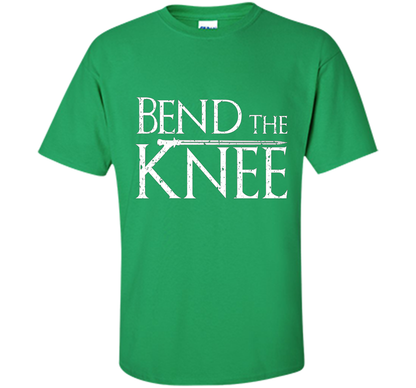 Game Of Thrones T-shirt Bend The Knee Lord T-shirt Irish Green