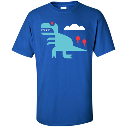 Dinosaur T-Shirt Tee Rex Royal