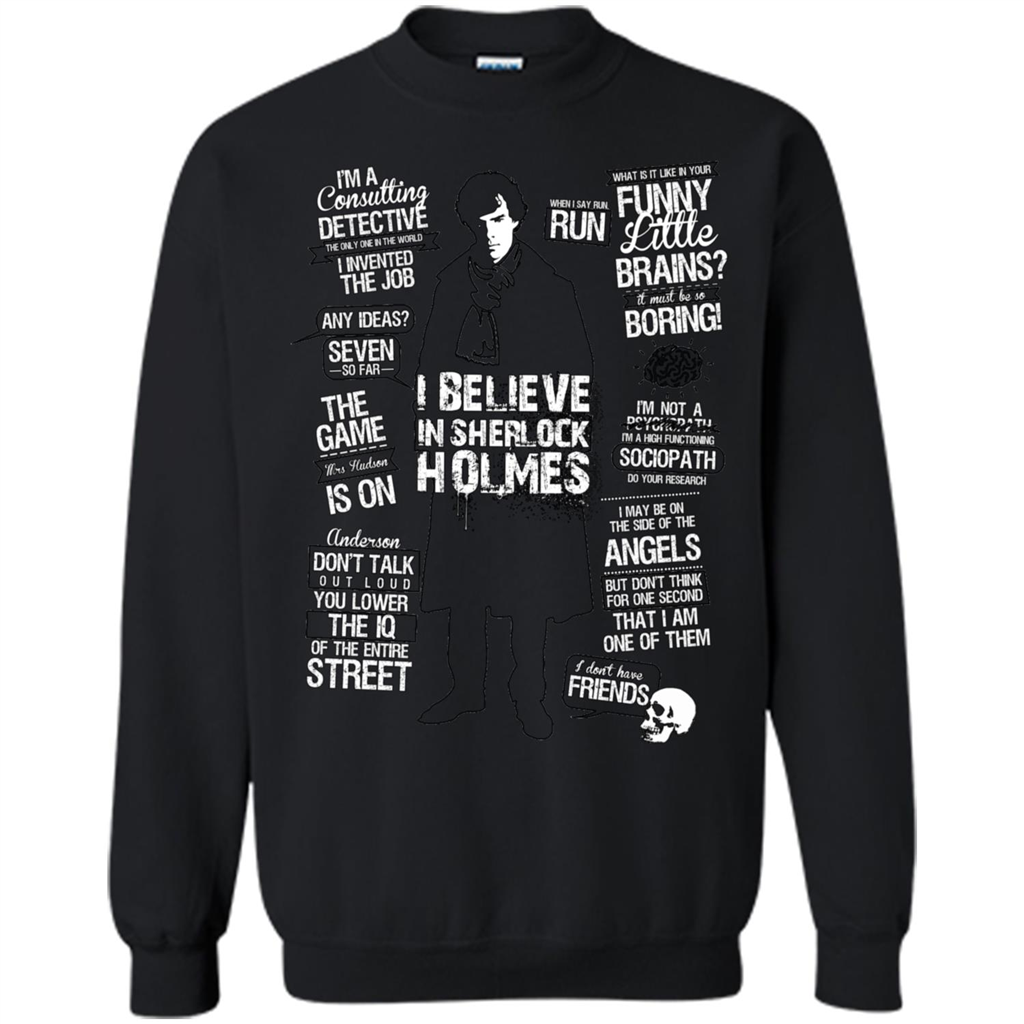 Detective Quotes To A Great Mind Nothing Is Little T-shirt Black