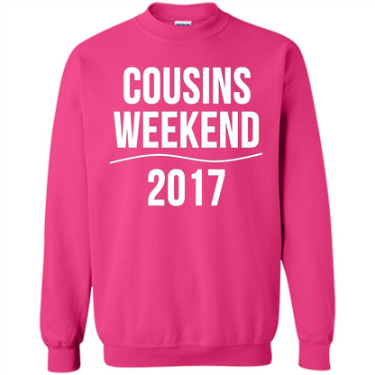 Family T-shirt Cousins Weekend 2017 Heliconia