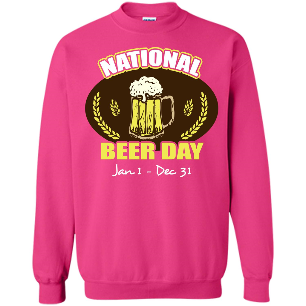 Beer T-shirt National Beer Day Jan1-Dec 31 Heliconia