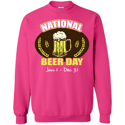 Beer T-shirt National Beer Day Jan1-Dec 31 Heliconia