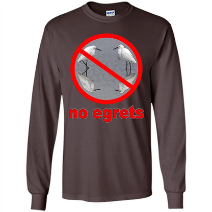 No Egrets T-shirt Dark Chocolate