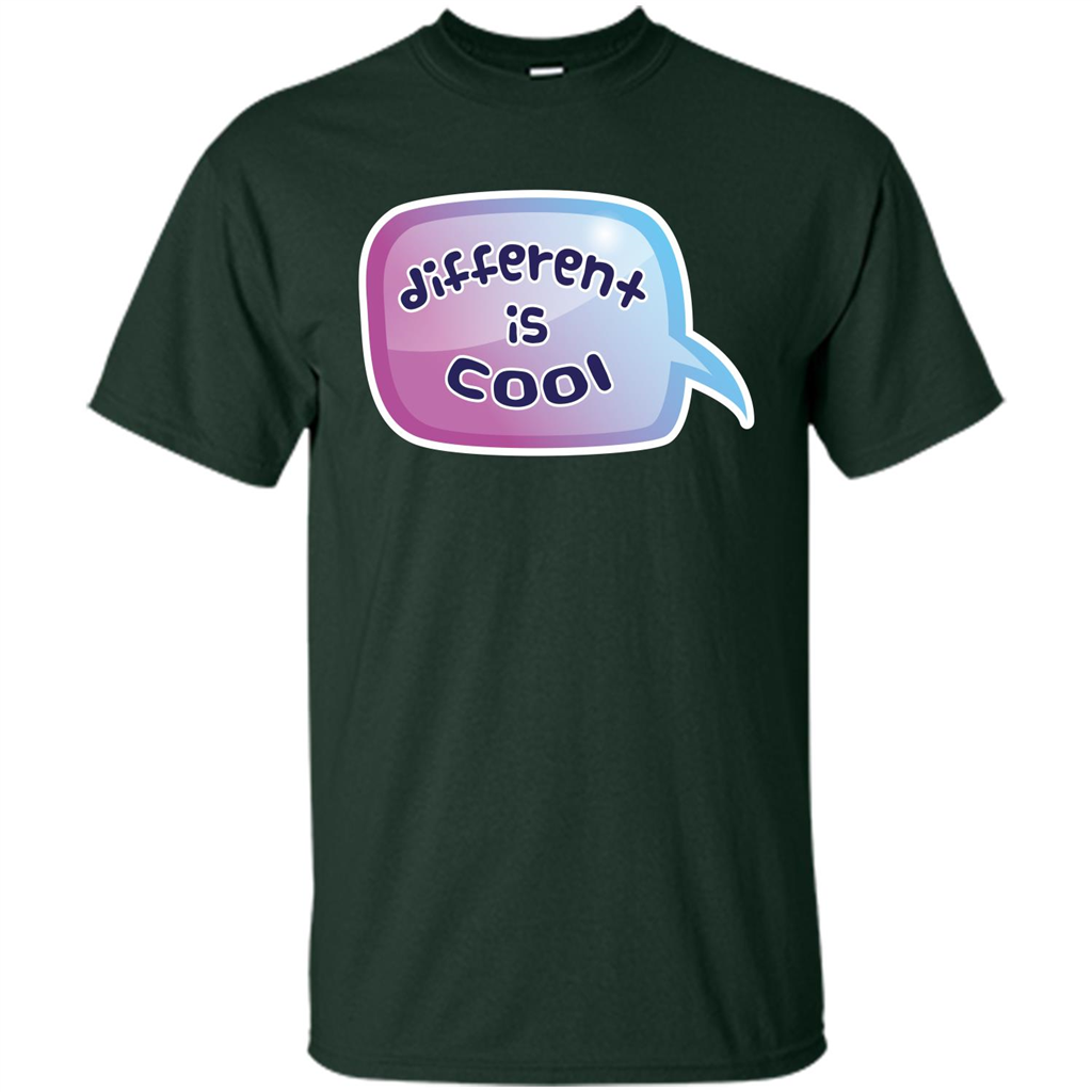 Lifestyle T-shirt Different is Cool T-shirt Forest Green