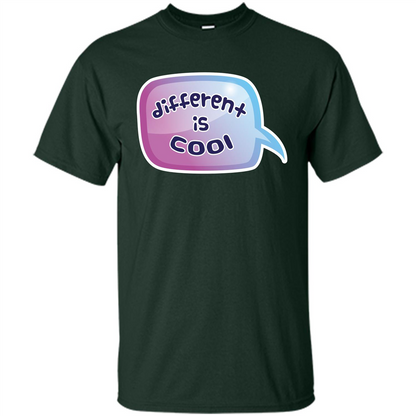 Lifestyle T-shirt Different is Cool T-shirt Forest Green